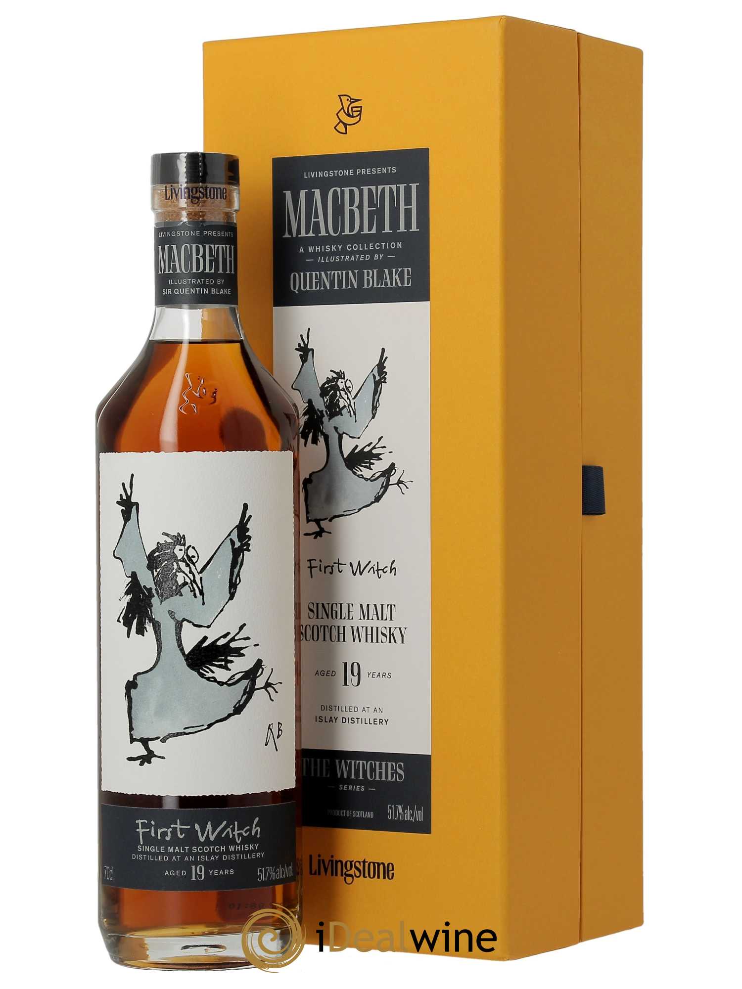 Whisky Ardbeg 19 ans First Witch Macbeth Act One Elixir (70cl)  - Lot de 1 Bouteille