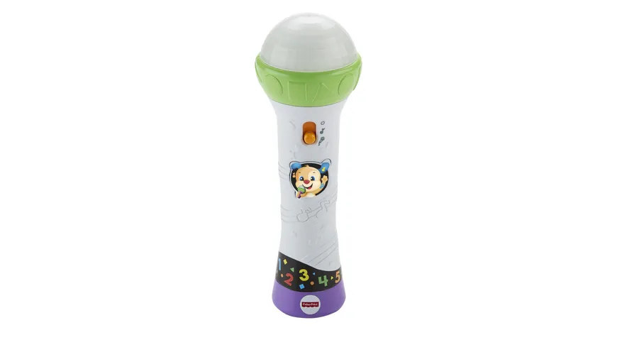 Fisher-Price Lernspaß Mikrofon, Baby-Spielzeug, Kinder Mikrofon, Lernspielzeug