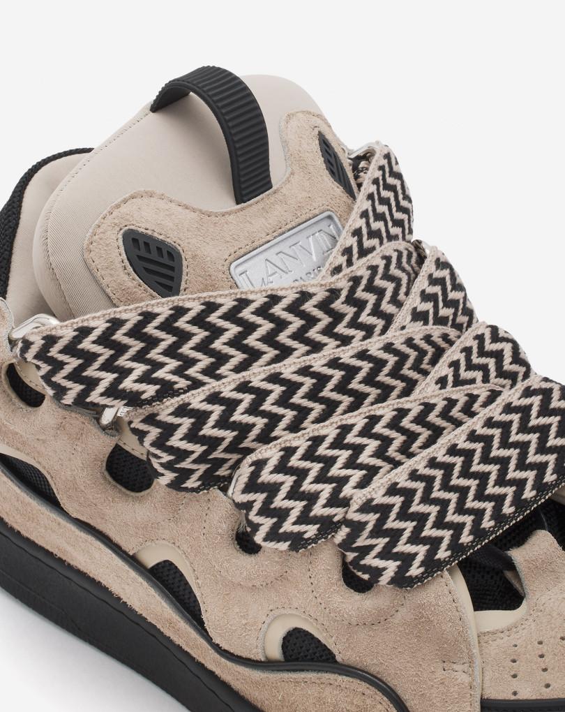 SNEAKERS CURB EN CUIR