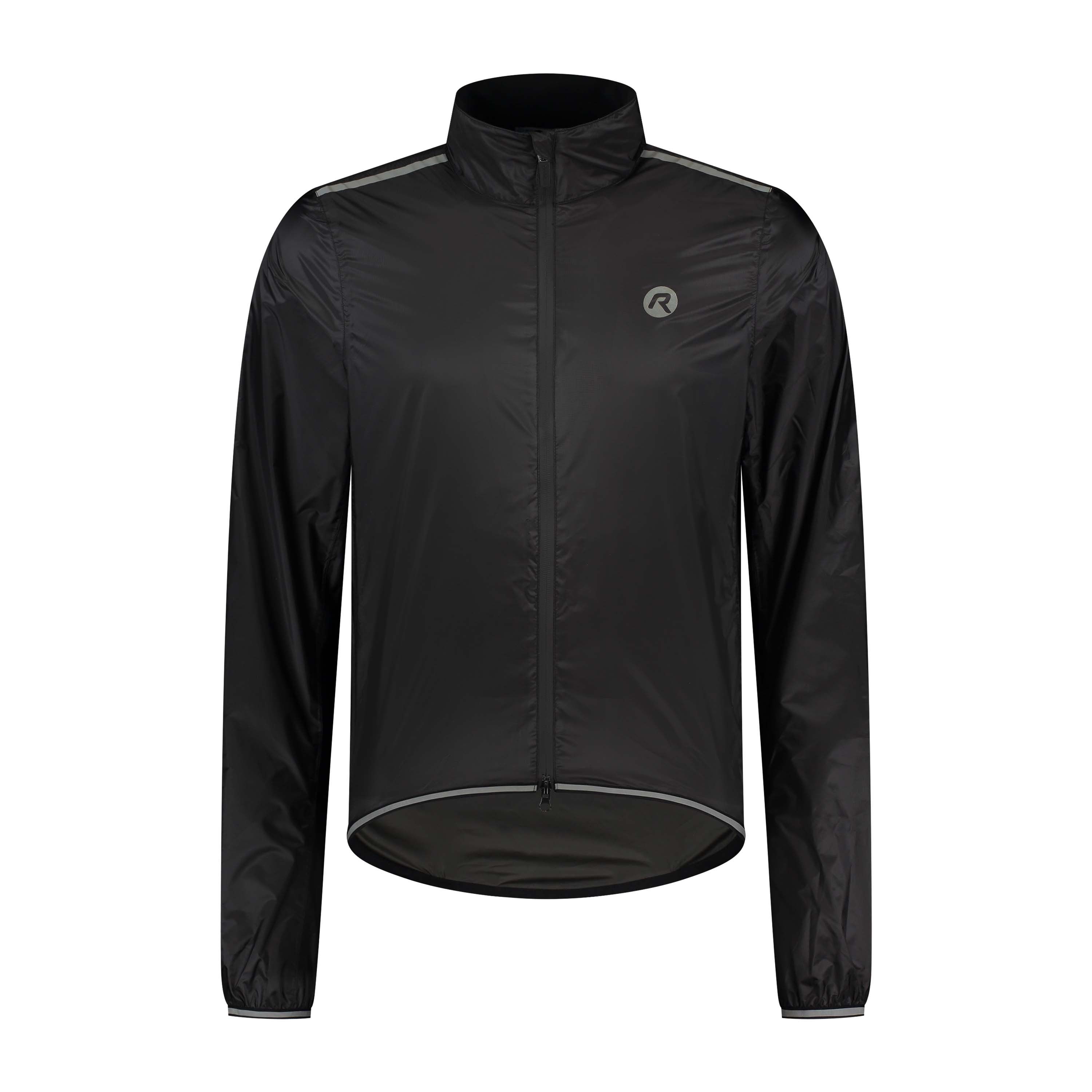 Rogelli Essential Black Herren Fahrrad Regenjacke