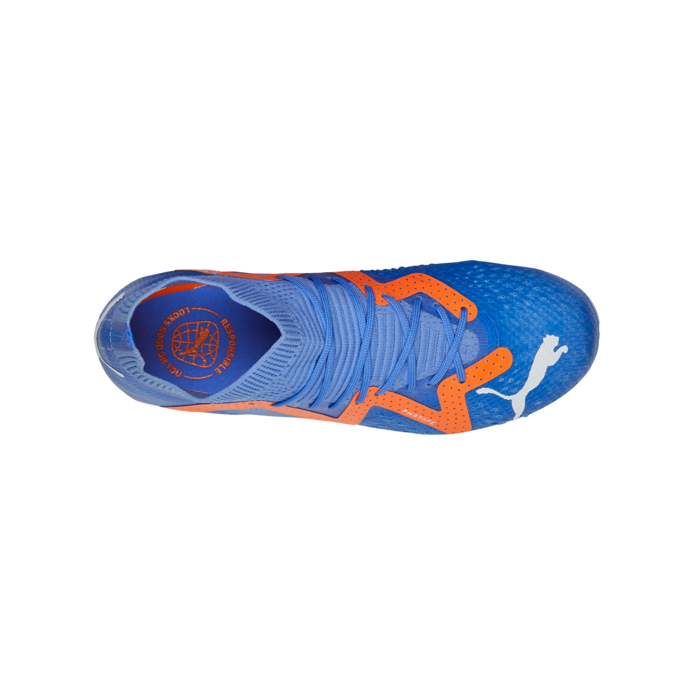 PUMA FUTURE Pro FG/AG Supercharge Kids Blau Orange F01
