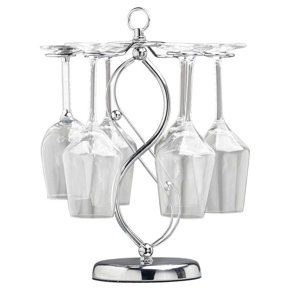 Zimtky Gläserhalter Wein- und Glasständer, stilvoll und platzsparend, 37 cm Höhe