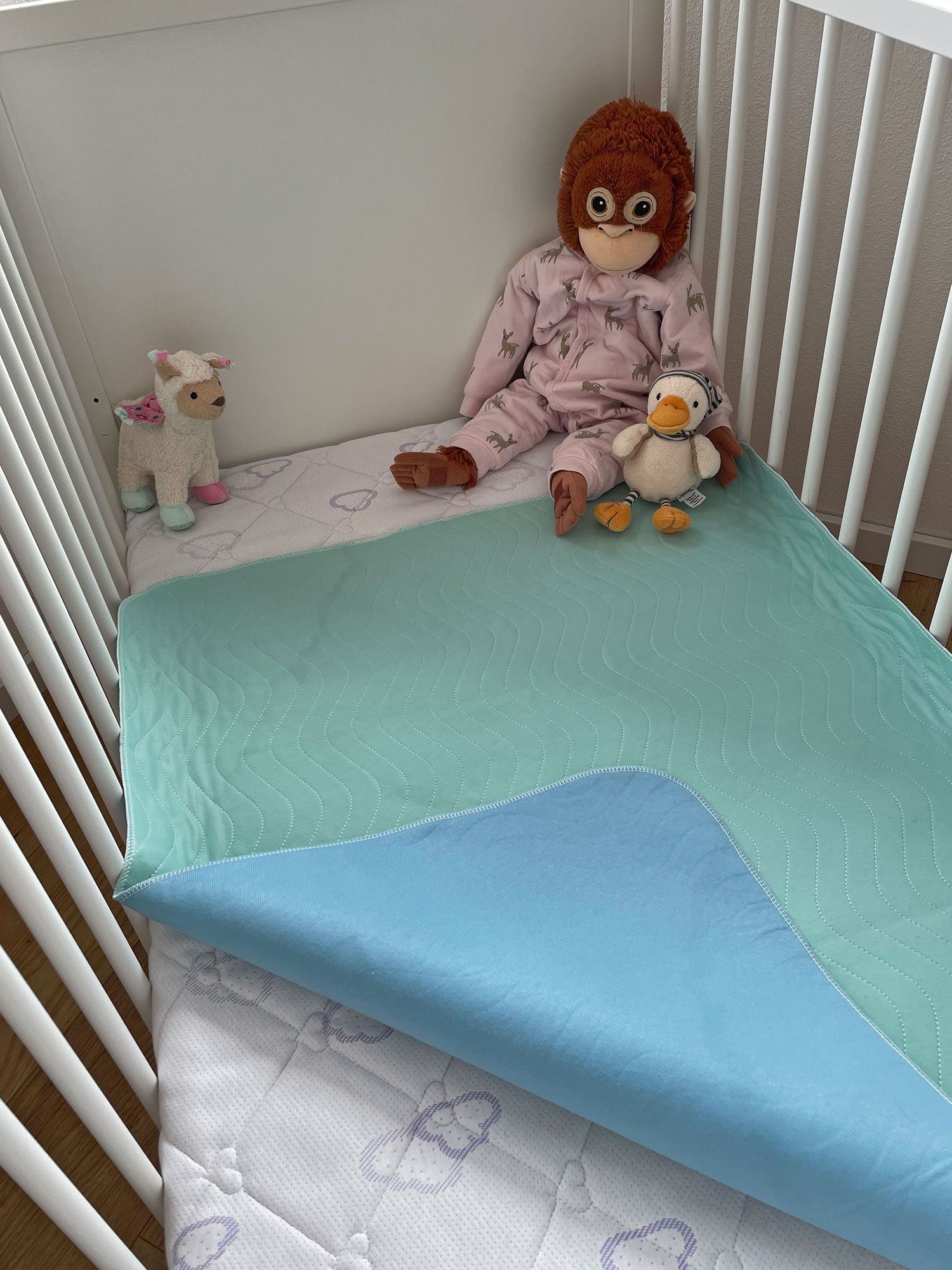 Inkontinenzauflage ZOLLNER, wasserdicht, 75 x 90 cm, 100% Polyester, vom Klinikspezialisten