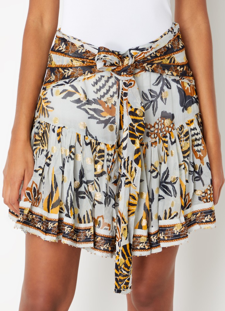 Farm Rio  Minirok met print en lurex
