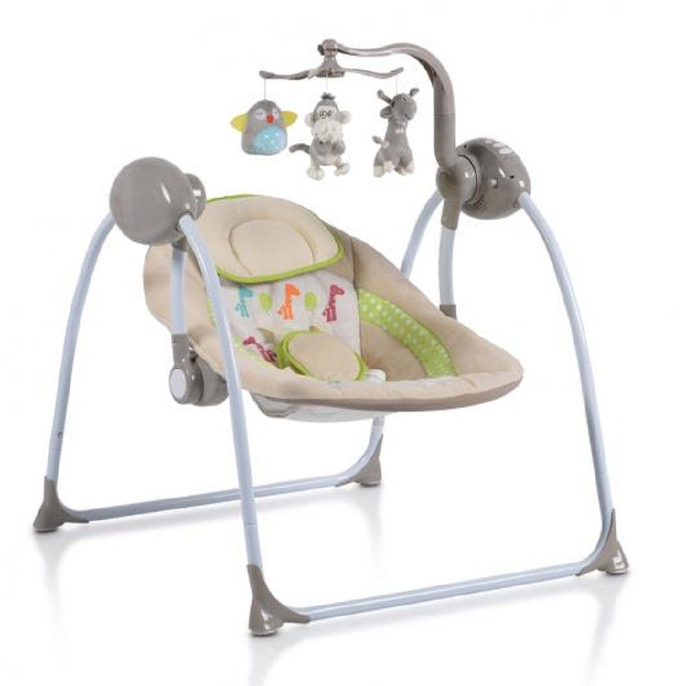 Moni Babywippe Babywippe Swing+, mit Musikfunktion, regulierbare Lautstärke, Zeitschaltuhr