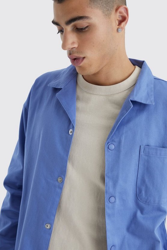 Kastiges Twill Harrington Overshirt