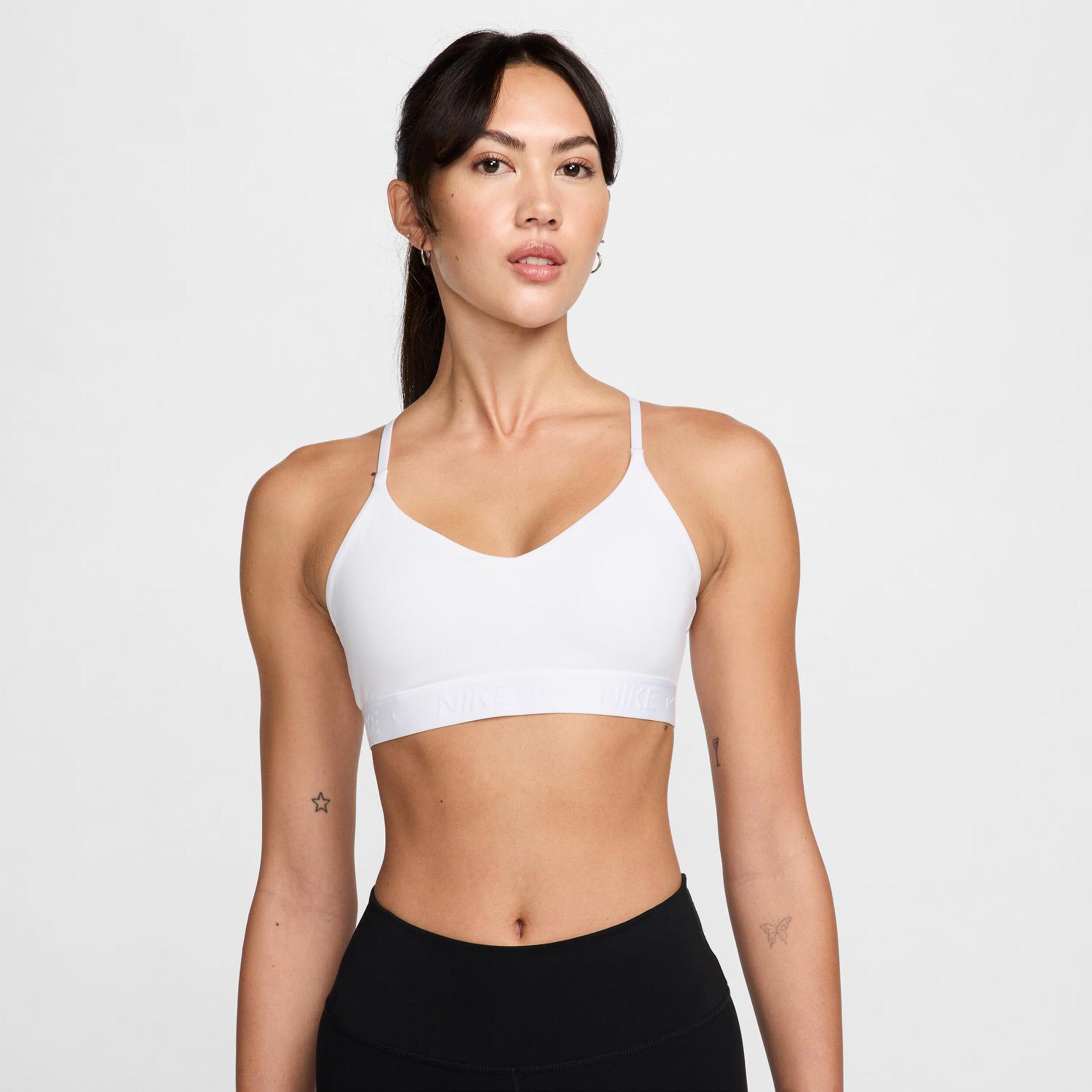 Dri-Fit Indy Padded Sport-BH Damen - Weiß