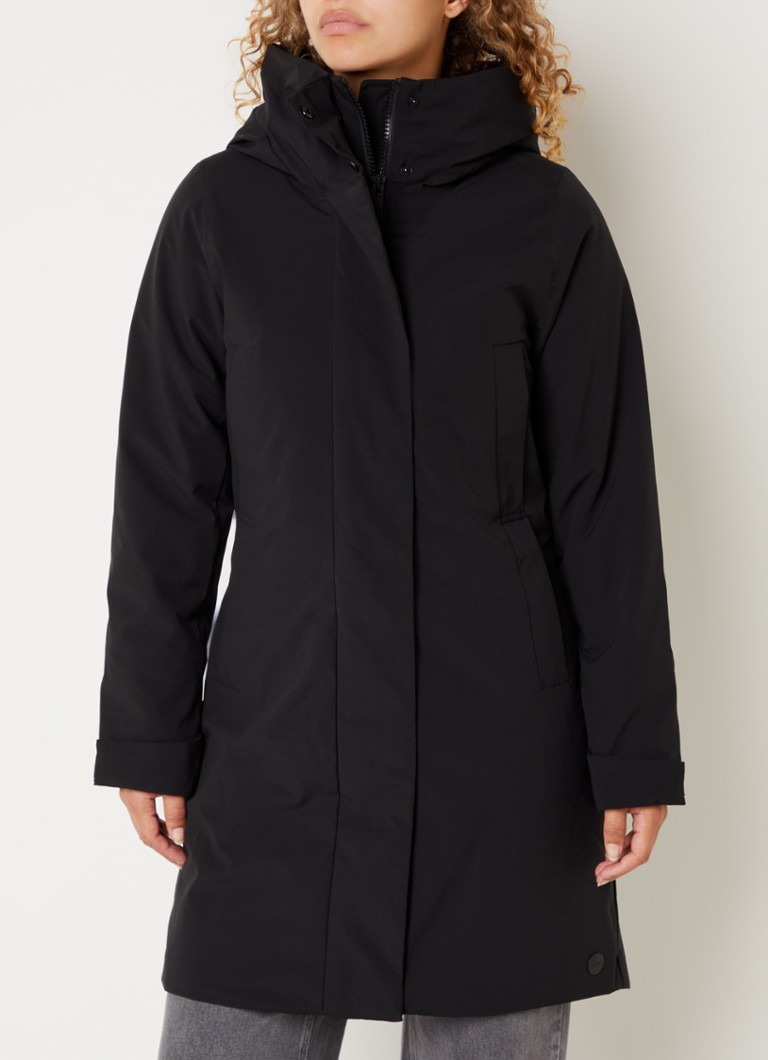 Parka Elvine Eline con tasche con zip e rivestimento idrorepellente