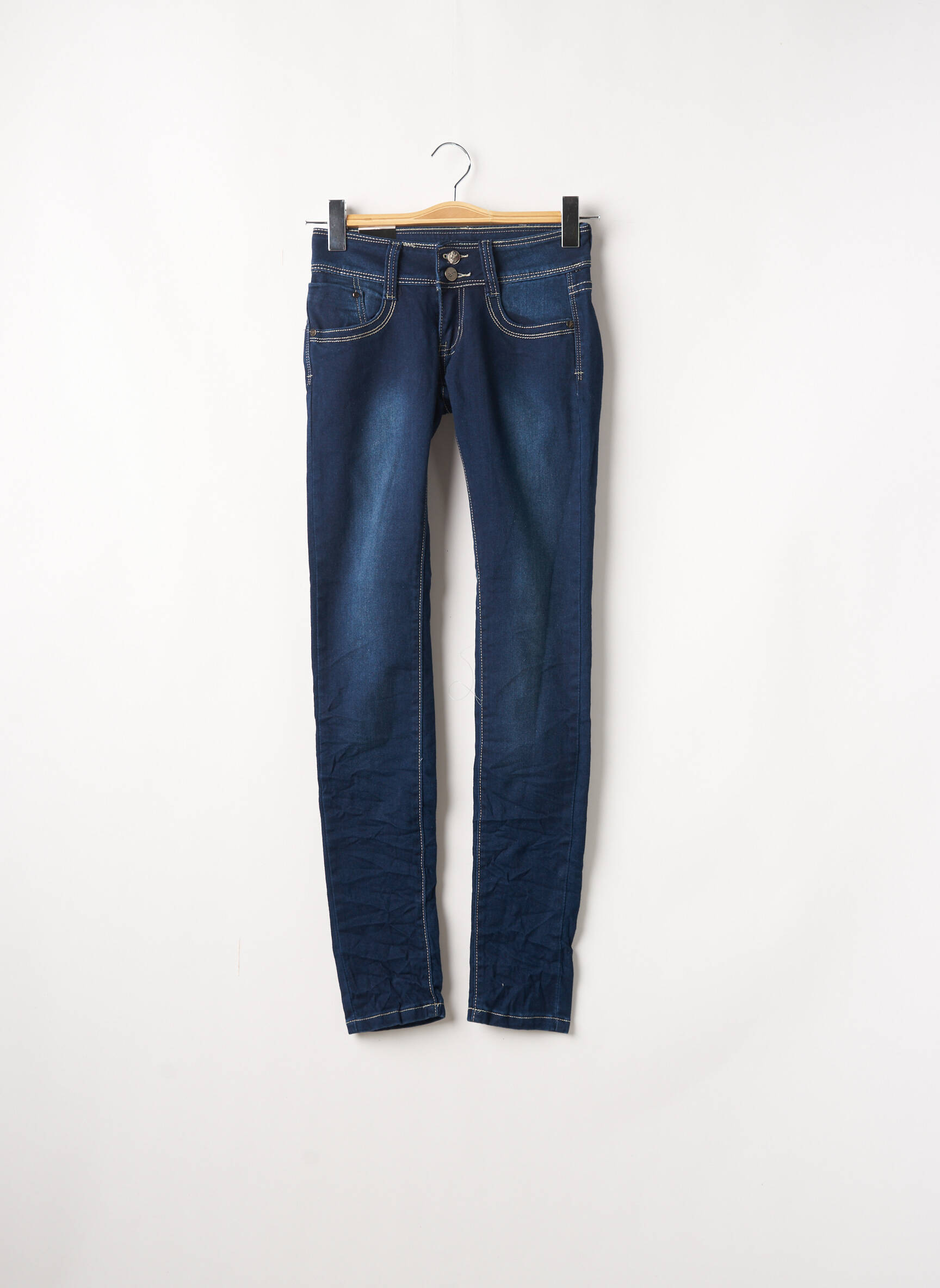 Madonna Jeans Skinny Femme couleur bleu