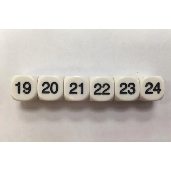 Rechenwürfel Typ Zahlen 19-24