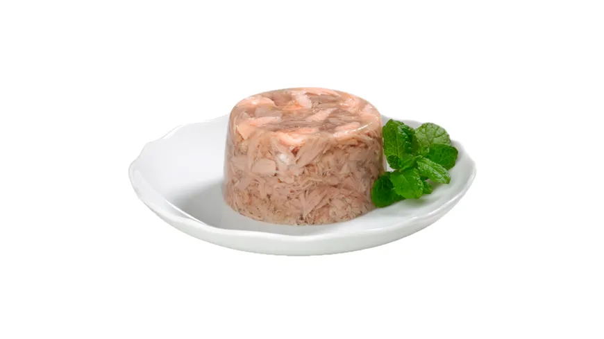GimCat Katzennassfutter ShinyCat in Jelly Thunfisch mit Garnelen 70 g