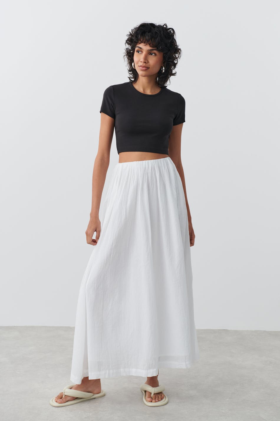 Cropped tight top
