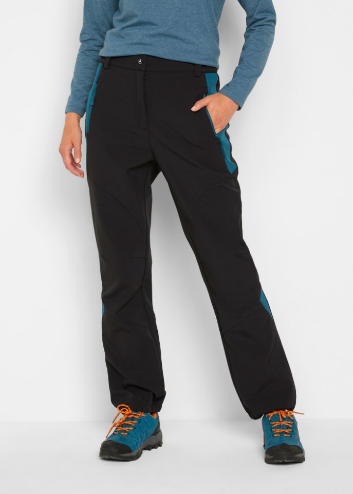 Wasserabweisende Softshell-Hose, gerade geschnitten
