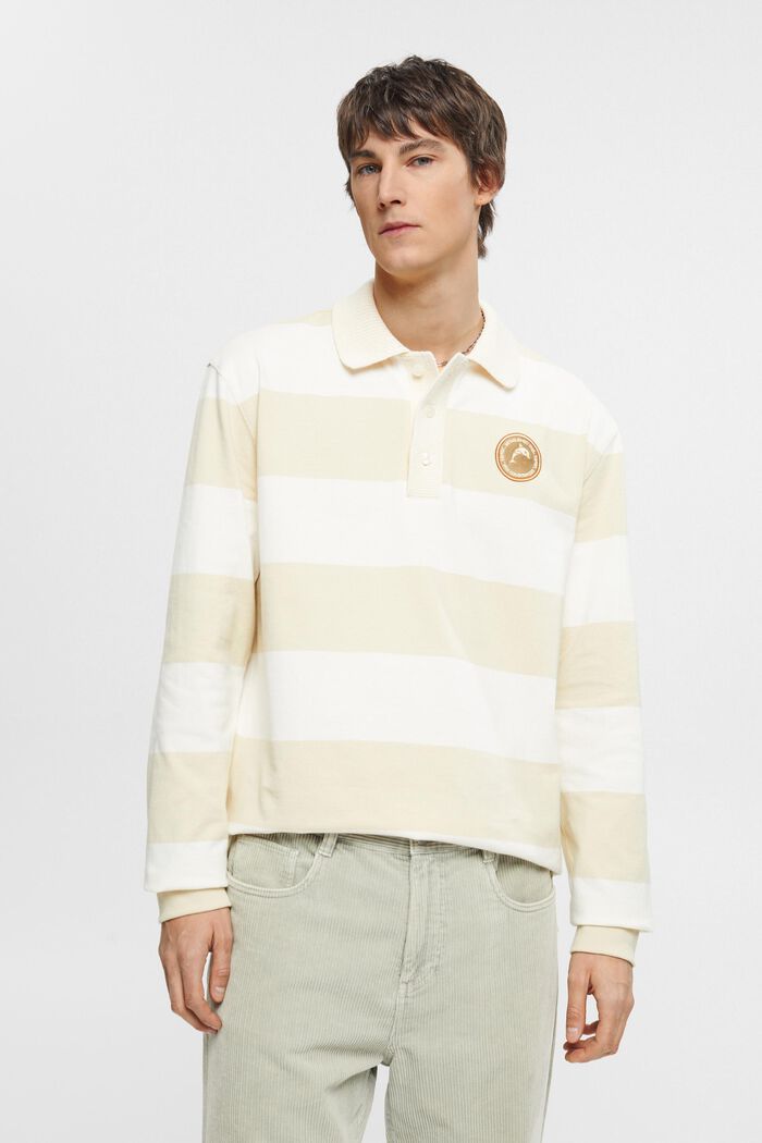 Gestreiftes Rugby-Polo
