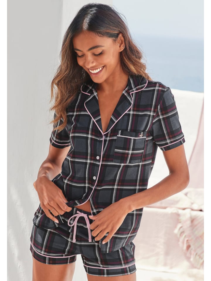 s.Oliver Shorty in bordeaux-kariert günstig kaufen 32/34