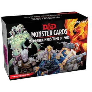D&D Monster Cards: Mordenkainen's Tome of Foes (109 cards) (EN)