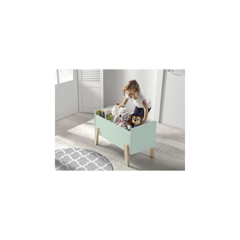 Coffre à jouets KIDDY vert menthe
