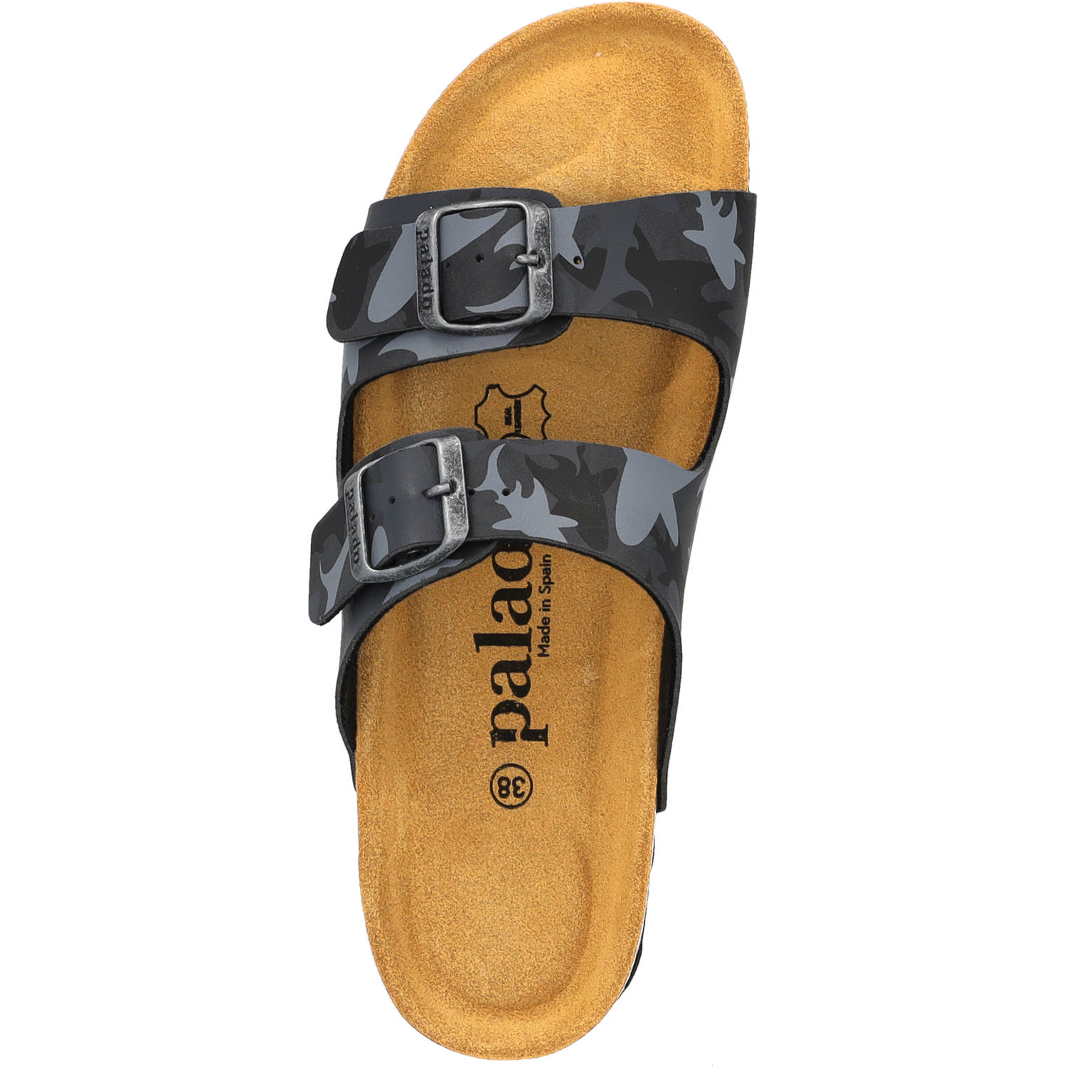 Palado Kids Korfu B Print, Pantoletten, Kinder, Grau Sharks