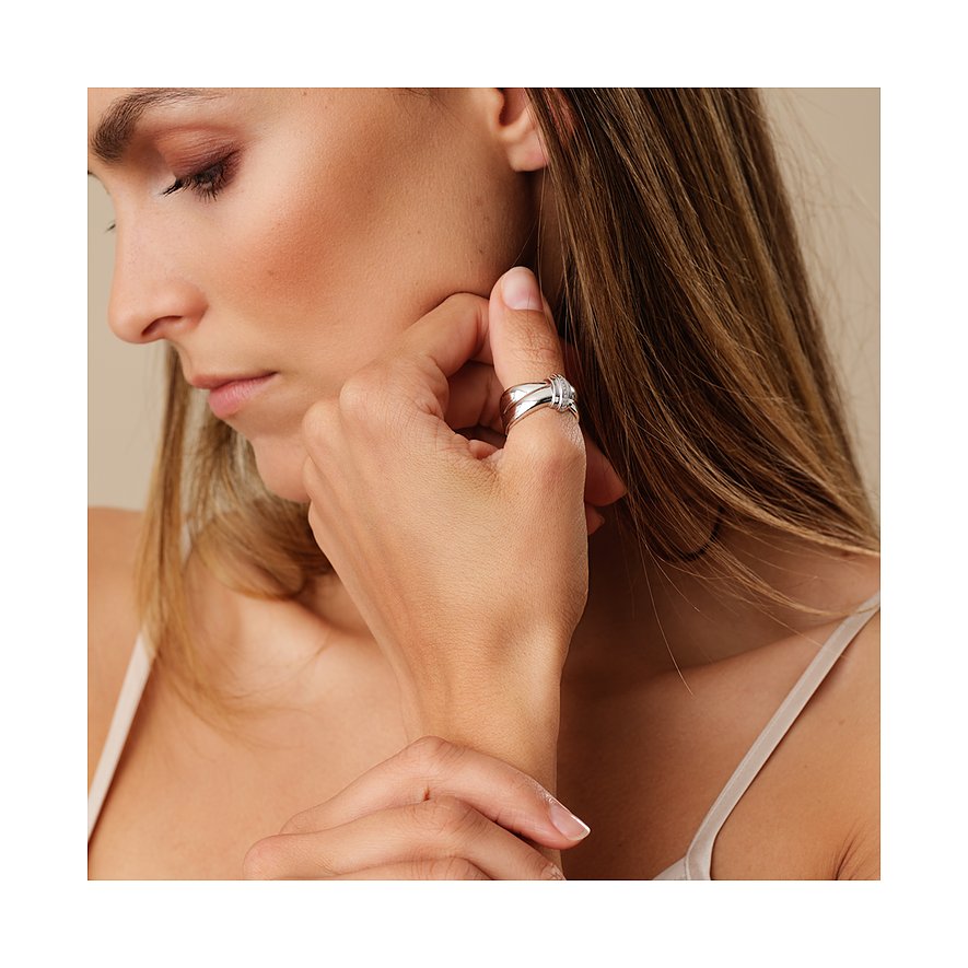 JETTE Damenring TWISTED