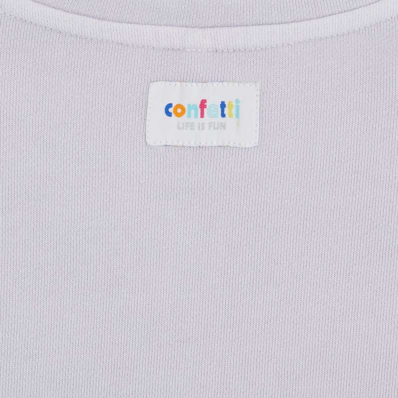 Sweat Lilas Confetti violet mixte
