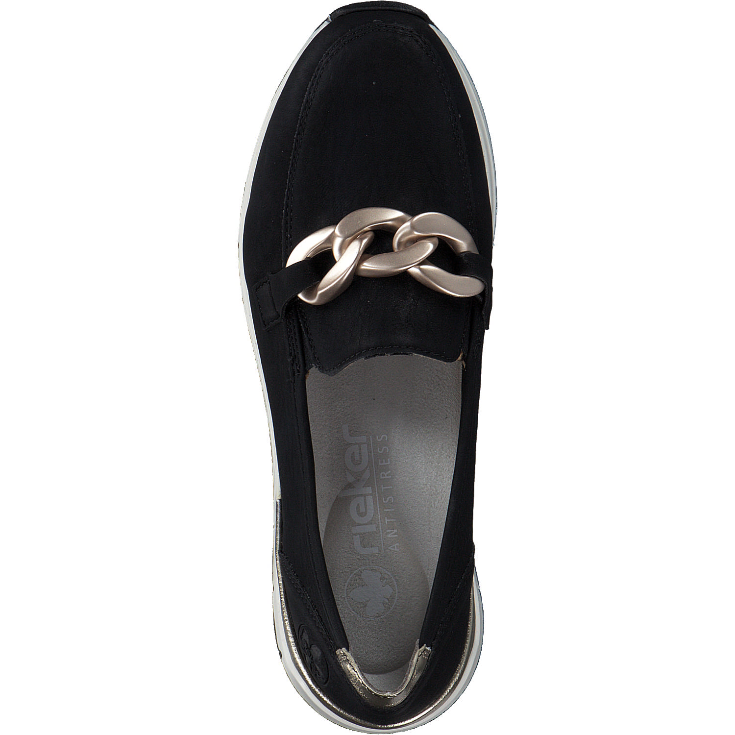 Rieker 58944, Mokassins, Damen, Schwarz