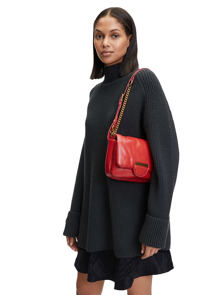 LIEBESKIND BERLIN Leder-Umhängetasche in Rot - (B)21 x (H)14 x (T)6 cm günstig kaufen onesize