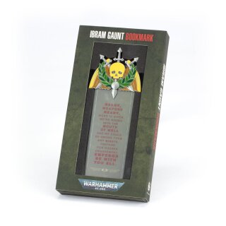 ** % SALE % ** Ibram Gaunt Bookmark (EN)