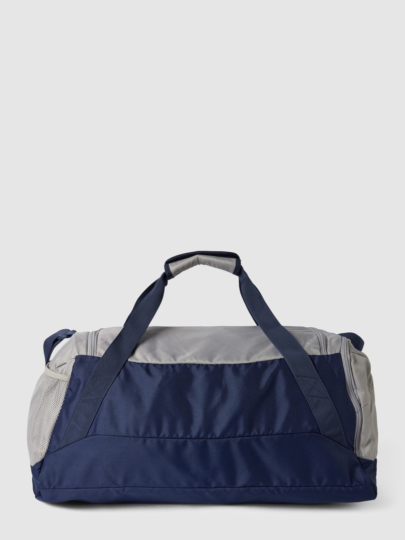 Sporttasche mit Label-Details in marineblau