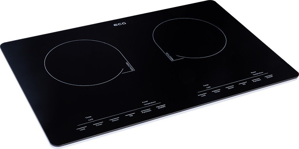 ECG Doppel-Induktionskochplatte IV 2920 SLIM, SLIM design, Extra großes LED-Display