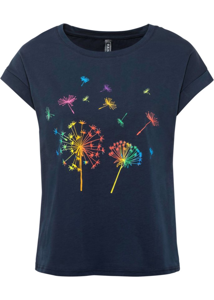 T-Shirt mit floralem Print