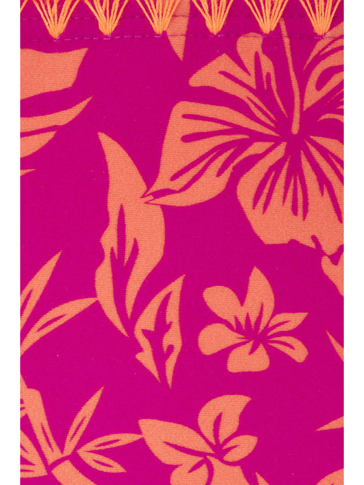 Venice Beach Push-Up-Bikini in orange-pink bedruckt günstig kaufen