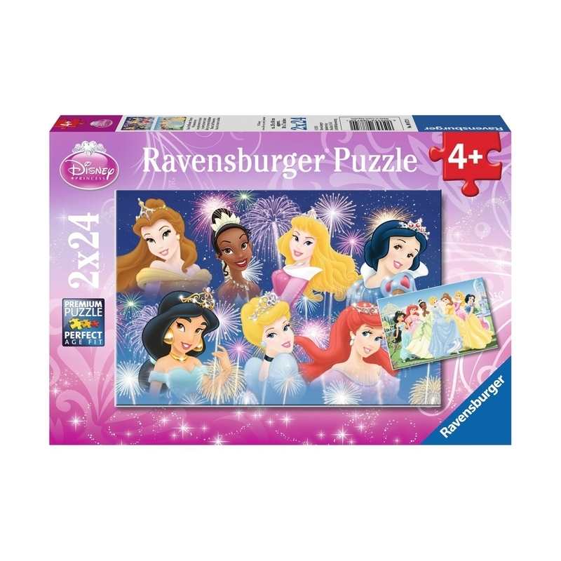 Puzzles Les princesses réunies Princess DS 2x 24 pièces