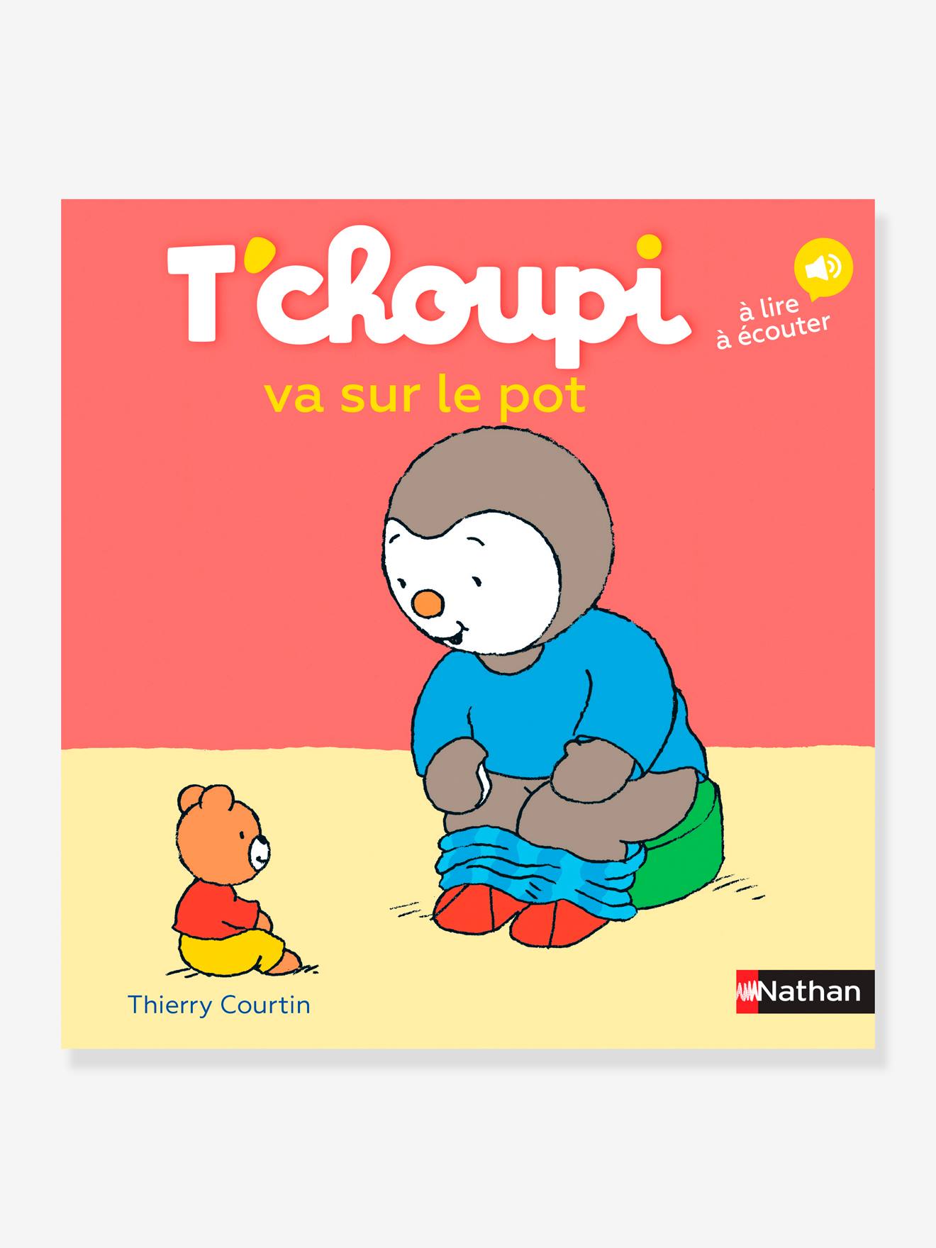 Livre T'choupi va sur le pot NATHAN multico