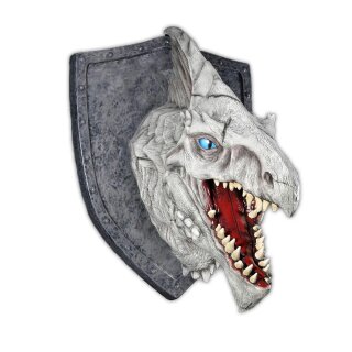 Dungeons & Dragons Replicas of the Realms: 3D Wand-Relief - White Dragon Trophy Plaque