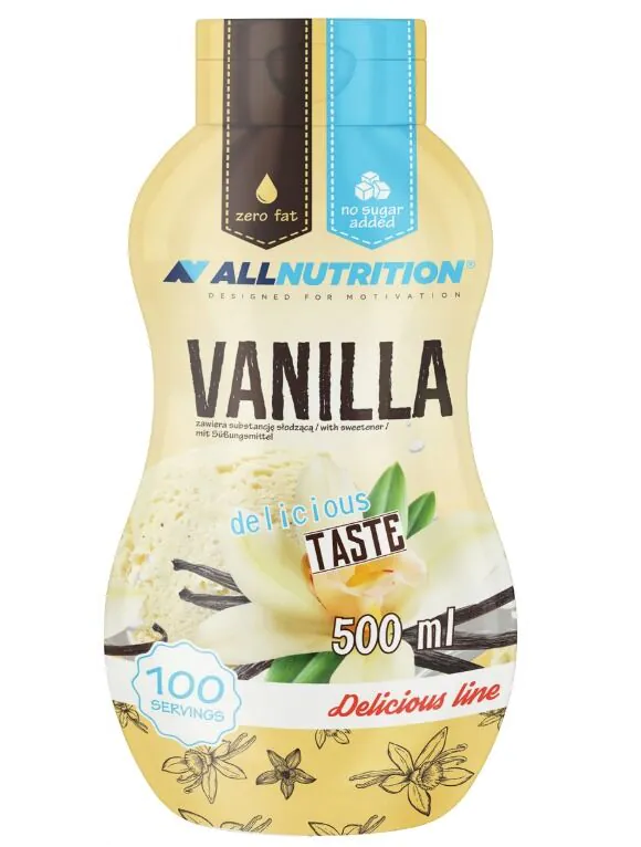 „Allnutrition“ vanilės padažas, 500 ml