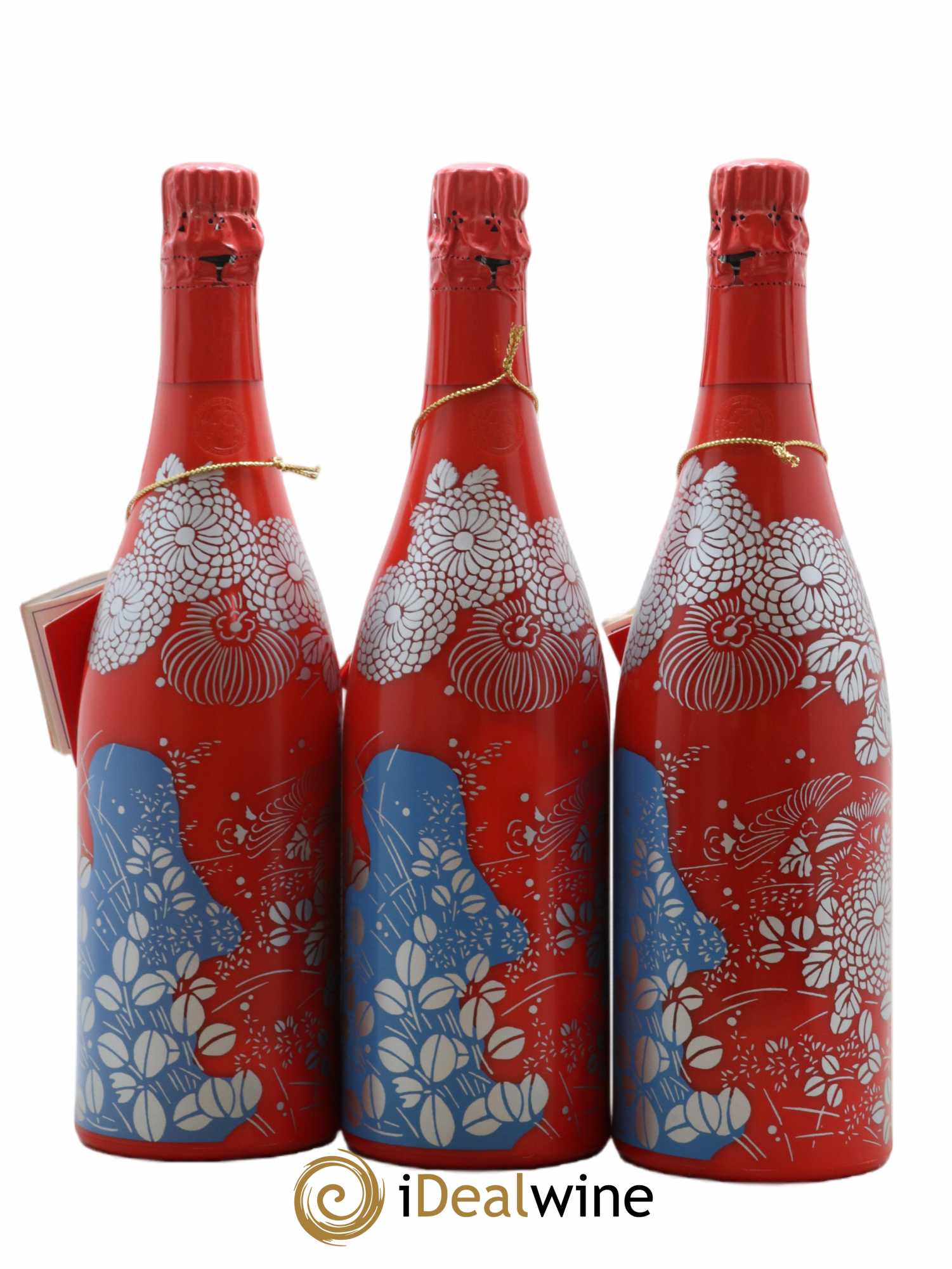 1988 - Collection Imaî Taittinger  1988 - Lot de 3 Bouteilles