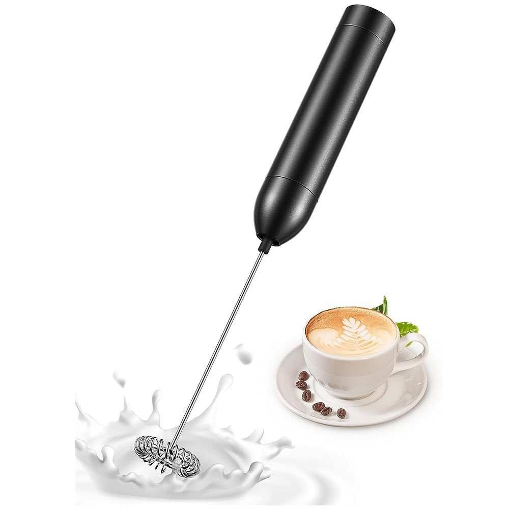 Sarfly Milchaufschäumer Milchaufschäumer Elektrisch,Mini Handheld Milchschäumer