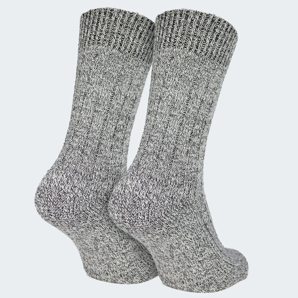 Black Snake Grey 3-pack Norweger Wollsocken