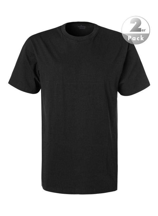 RAGMAN, T-Shirts, Long&Tall Baumwolle, extralang, schwarz