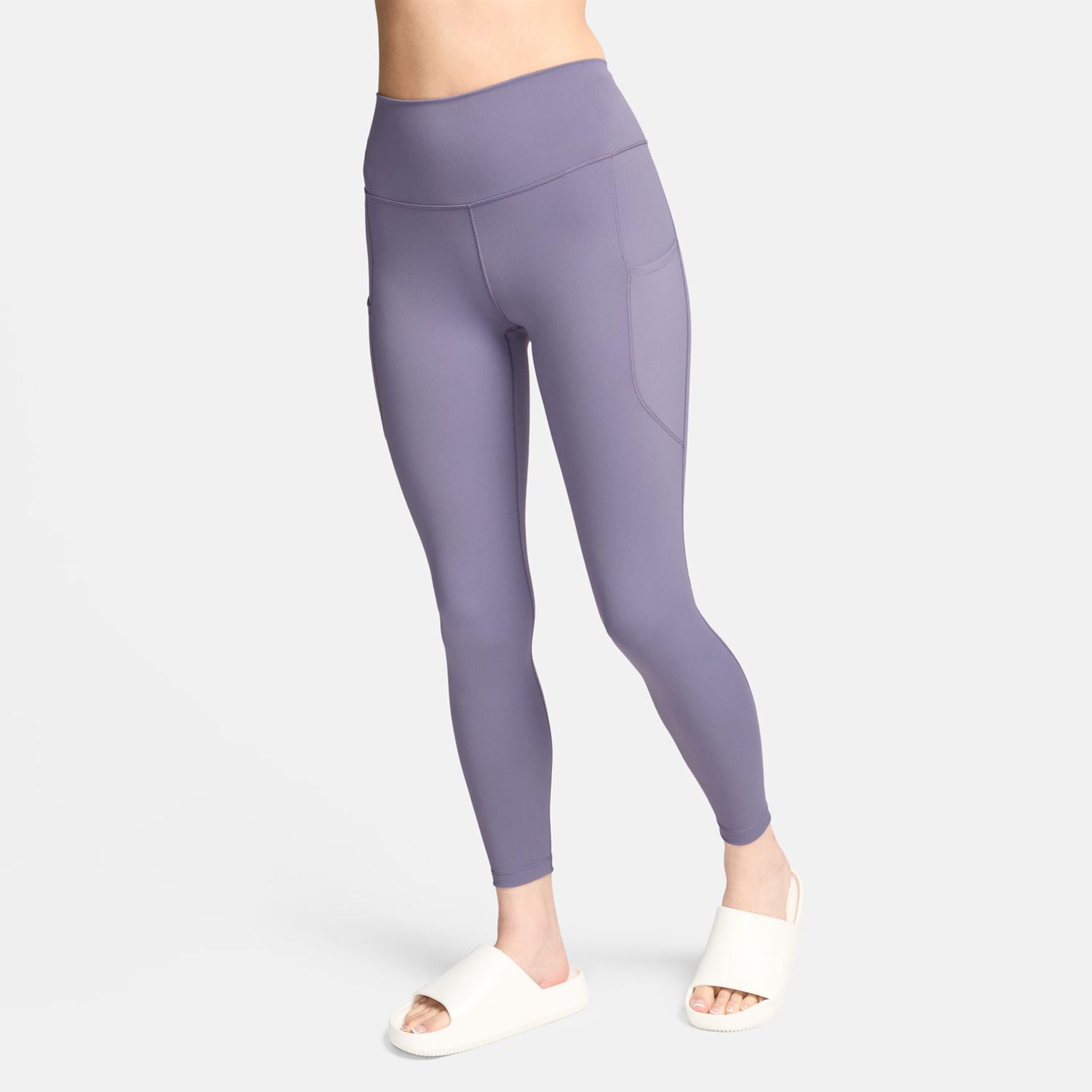 Dri-Fit One High-Waisted 7/8 Pocket Tight Damen - Dunkelblau