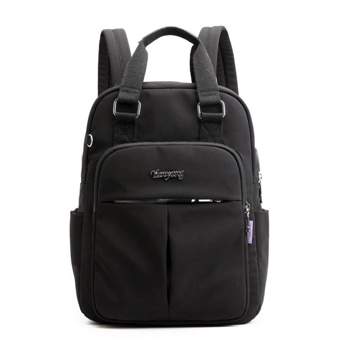 Coonoor Cityrucksack Nylon Wasserdicht Rucksäcke, Arbeitsrucksack externen USB-Anschluss