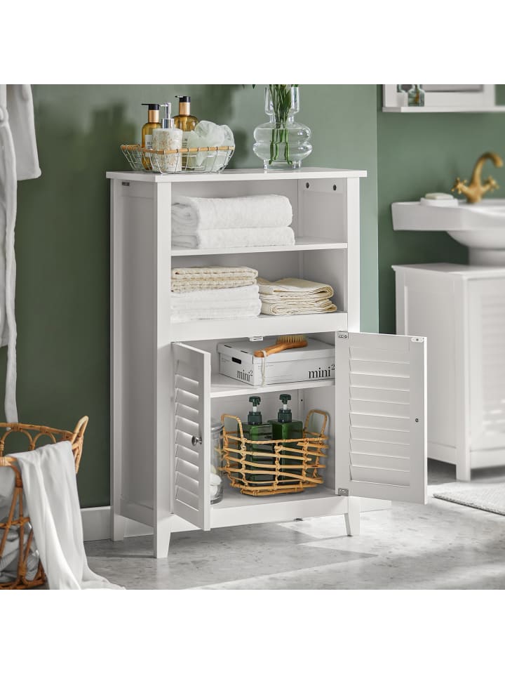 SoBuy Badschrank in Weiß - (B)60 x (H)90 x (T)26cm günstig kaufen onesize