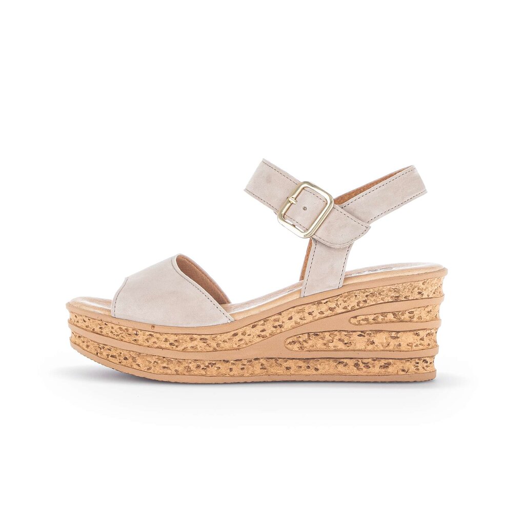 Gabor fashion Keilsandalette beige
