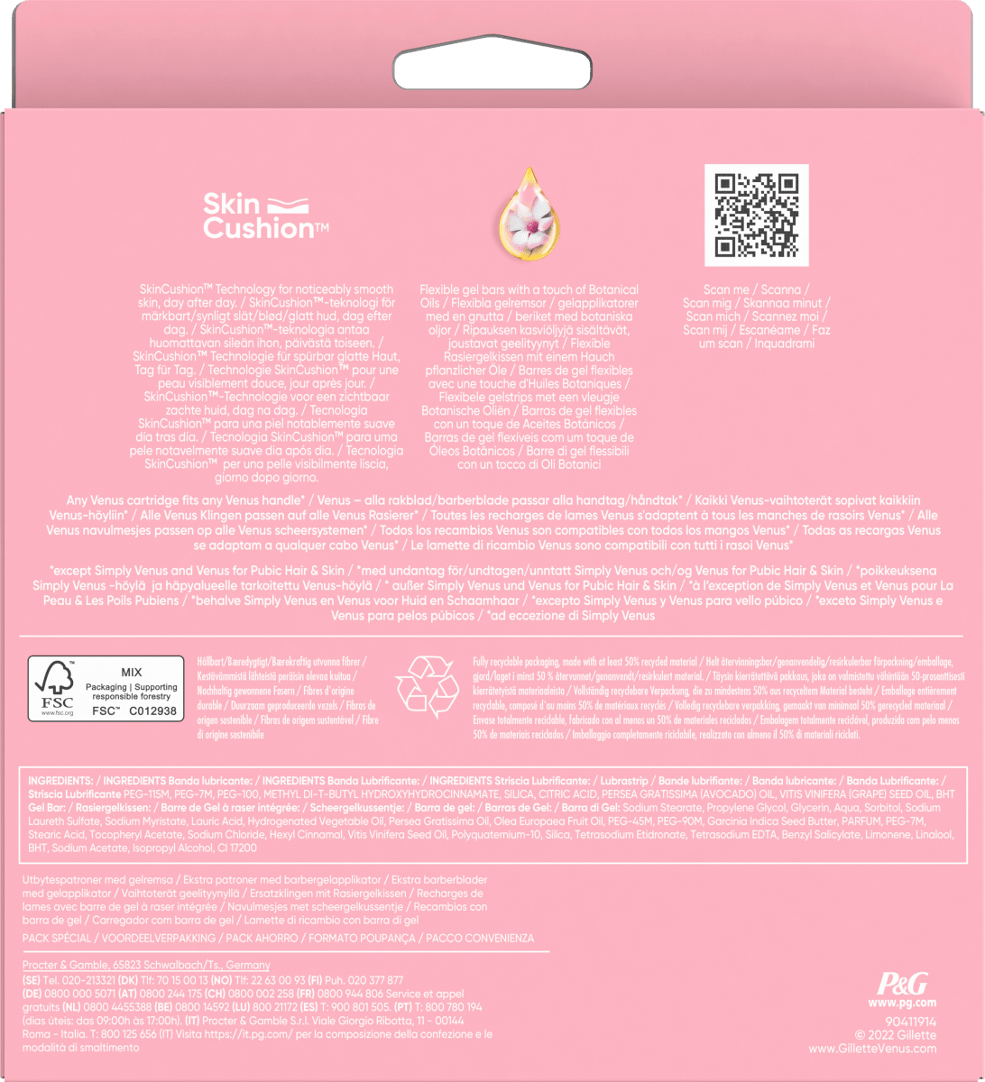 Rasierklingen, Comfortglide Spa Breeze, 9 St