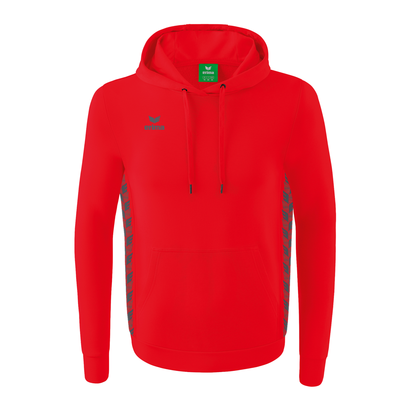 Erima Team Essential Hoody Rot Grau