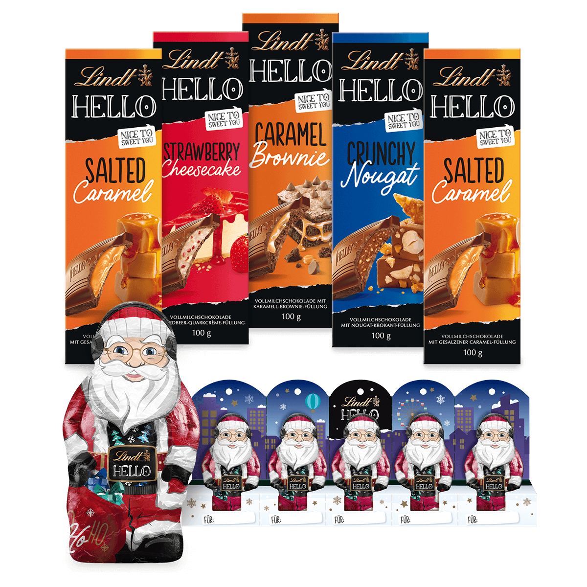 Lindt HELLO Weihnachtsset, 690g