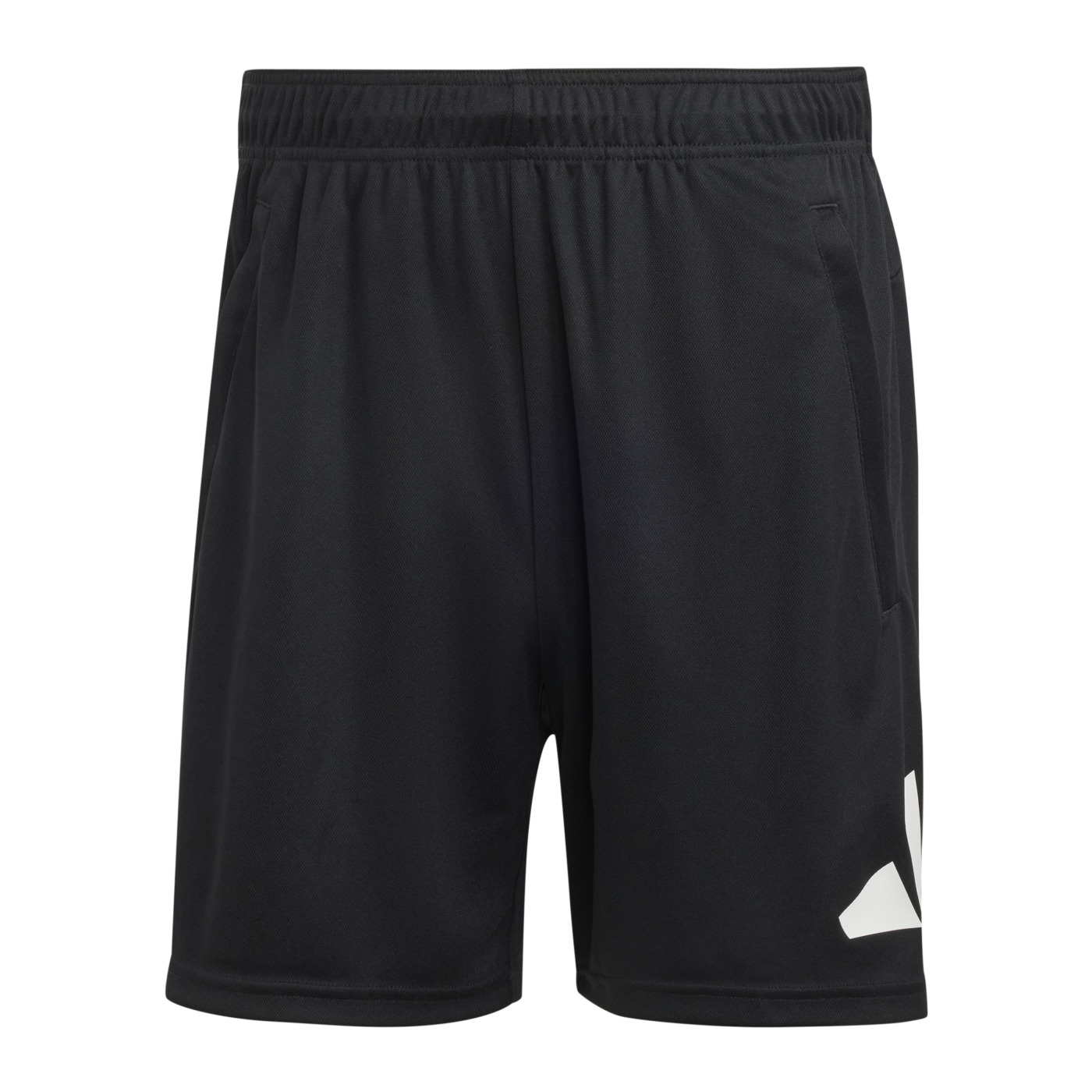 adidas Logo Trainingsshort Schwarz Weiss