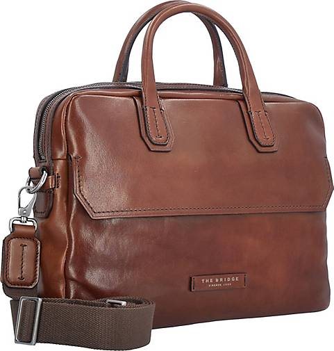 The Bridge Williamsburg Aktentasche Leder 37 cm Laptopfach