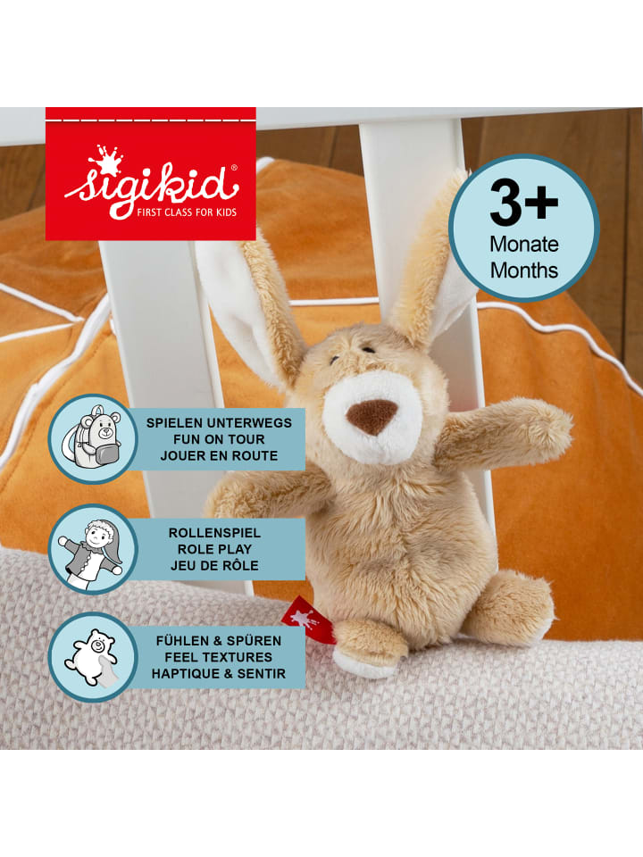 Sigikid Mini Kuscheltier Cuddly Gadgets in beige günstig kaufen onesize