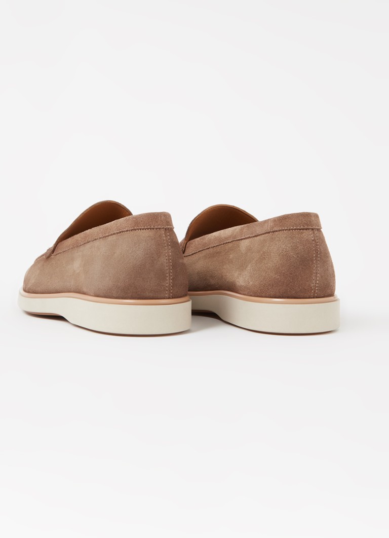 Magnanni suede loafer